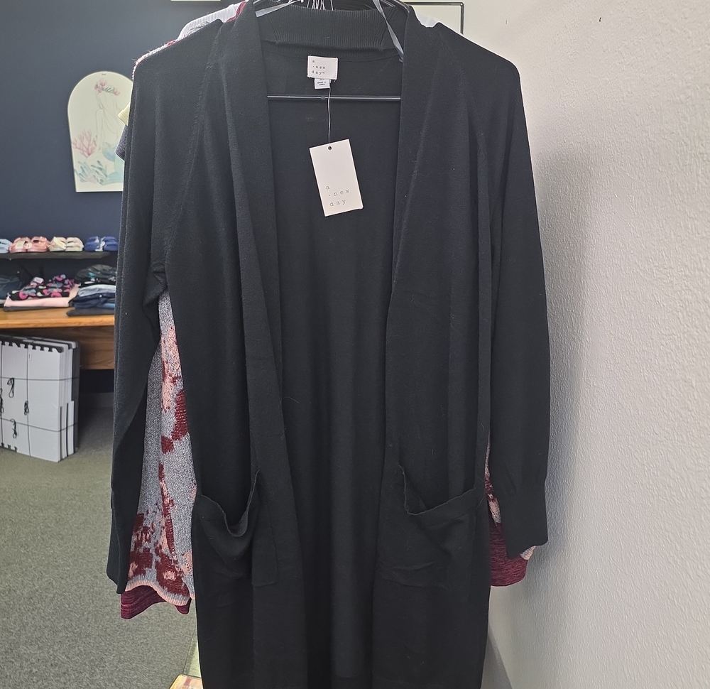 a.new.day Black Knit Cardigan